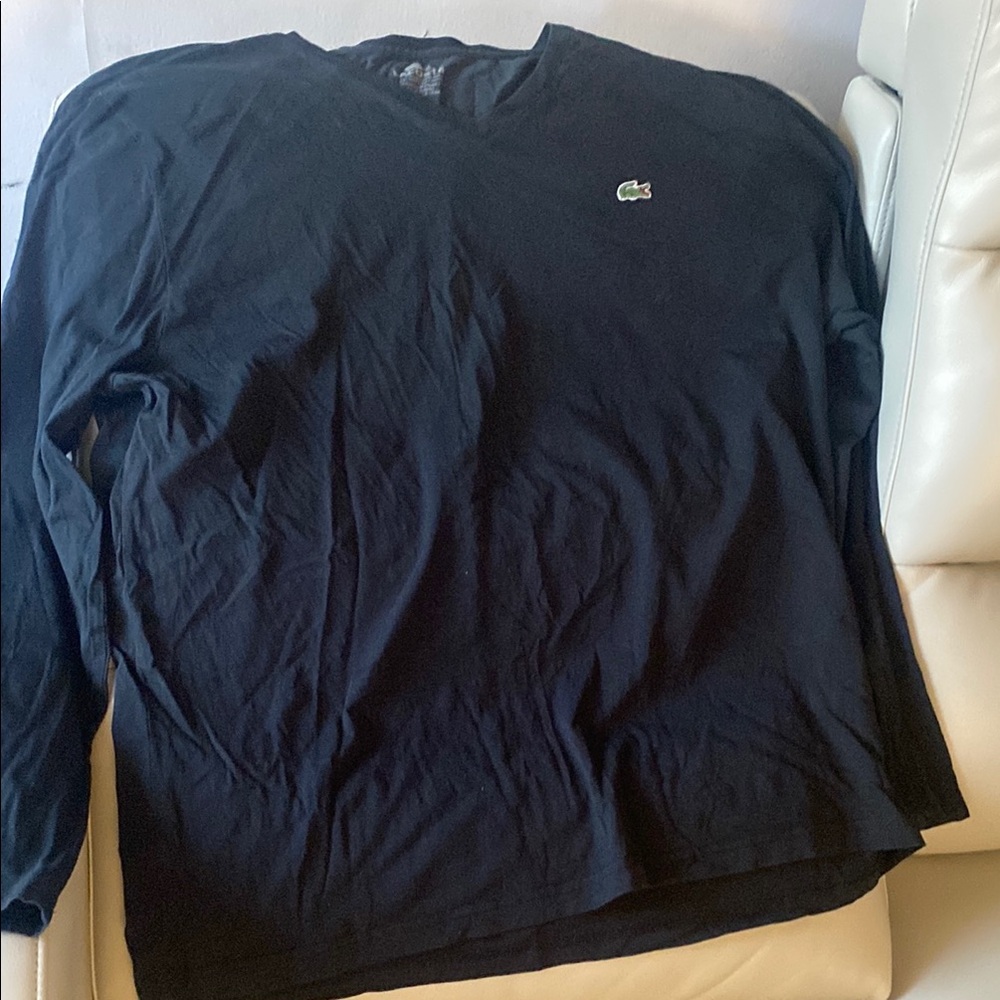 Lacoste Men's Black Long Sleeve Shirt